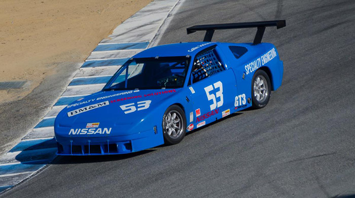 240sx number 53 blue race car