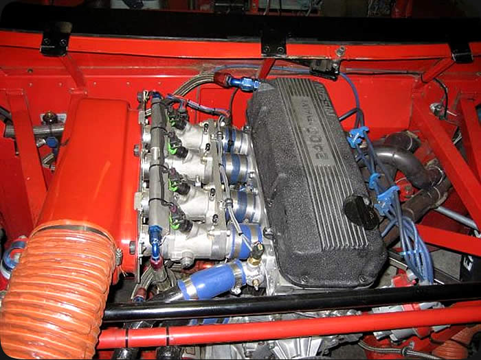 Dave Humphrey's Nissan race car engine tuning
